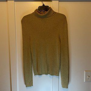 Women's Long Sleeve Fitted Ribbed Turtle Neck Sweater